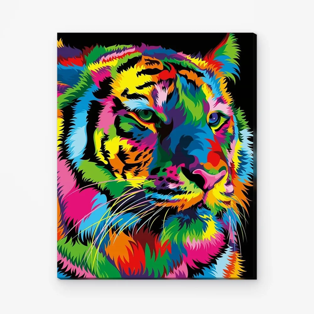 Pintar por Números - Tigre