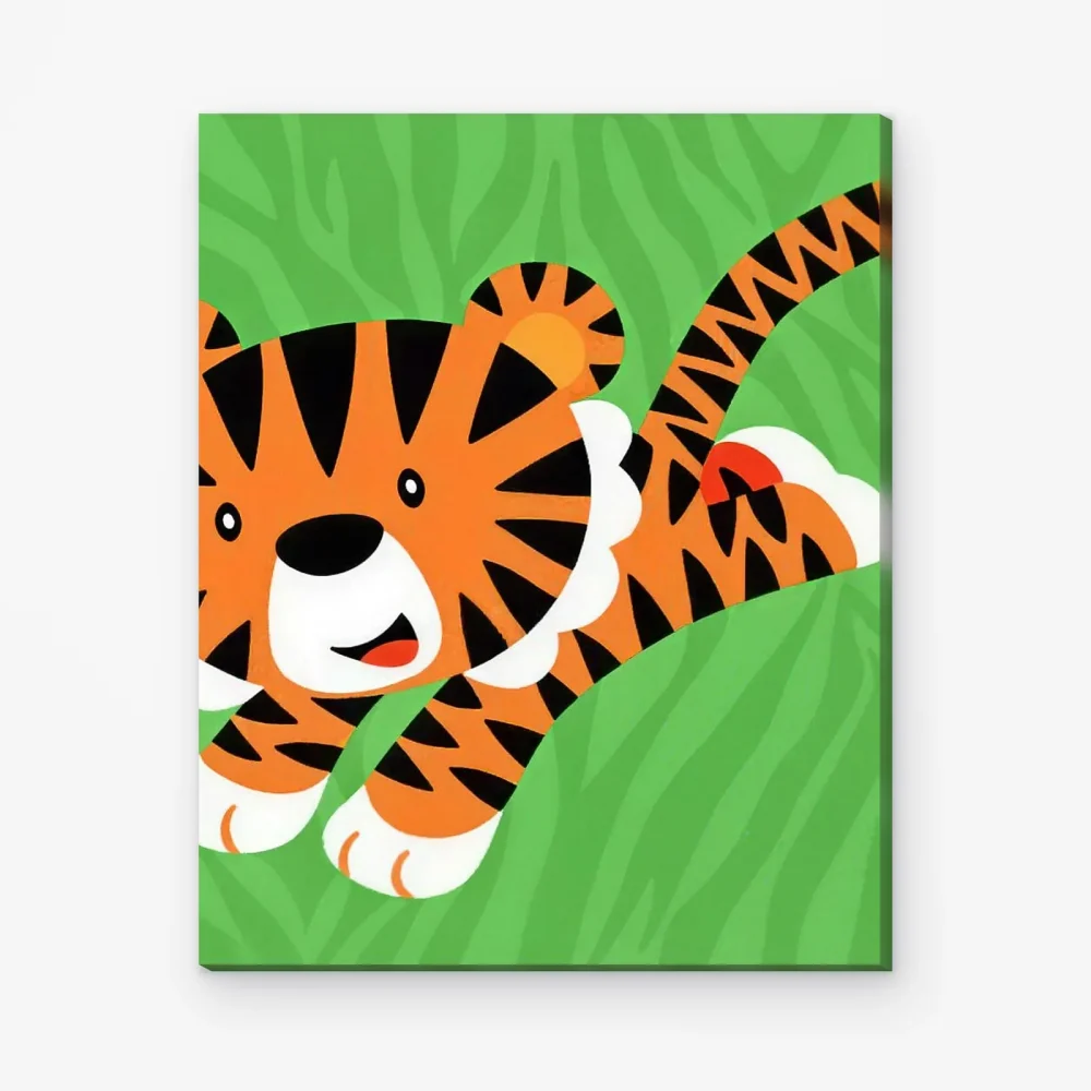 Pintar por Números - Tigre lindo