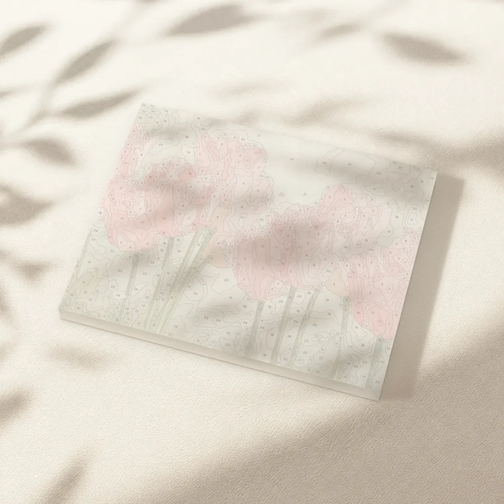 Pintar por Números - Tulipanes rosas