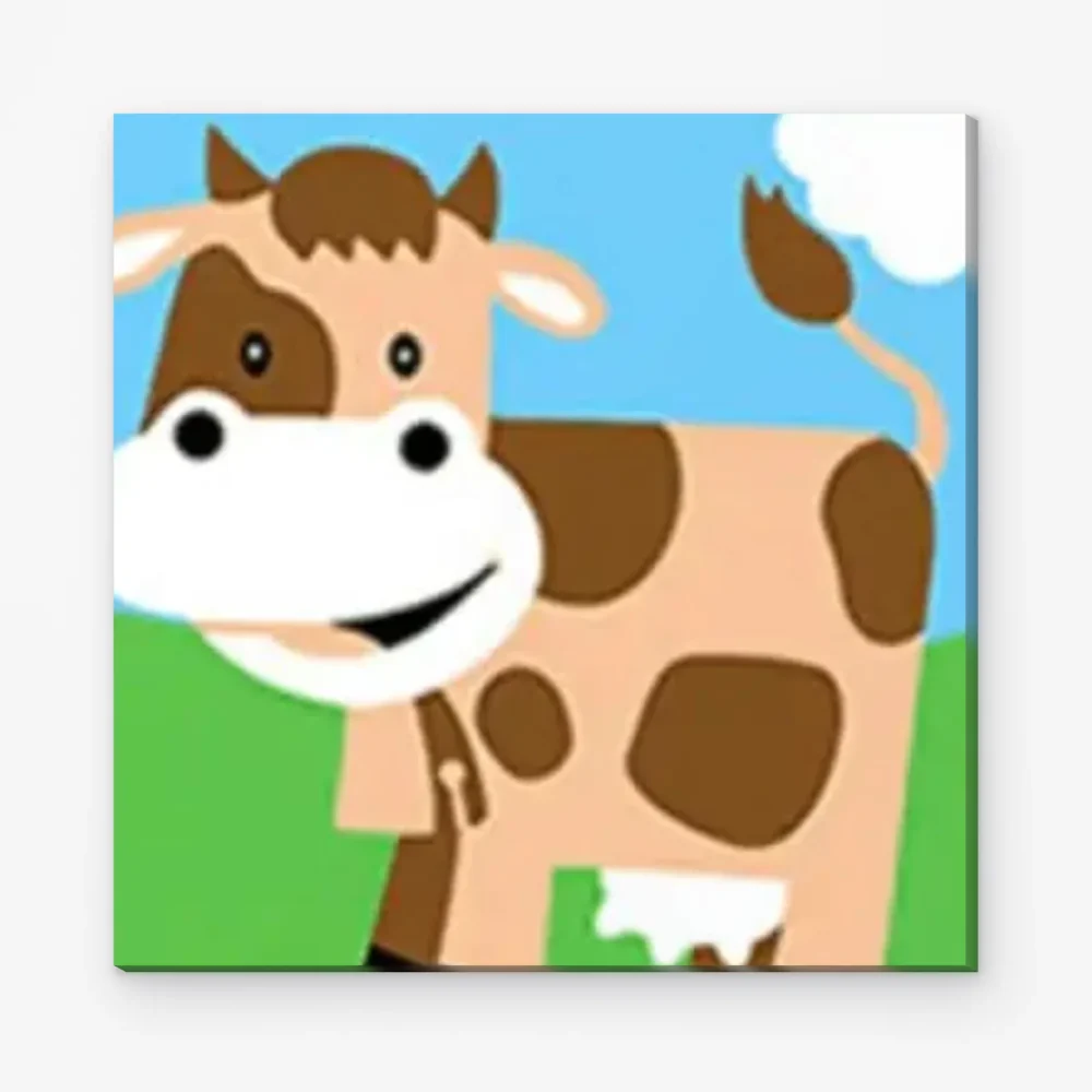 Pintar por Números - Vaca feliz