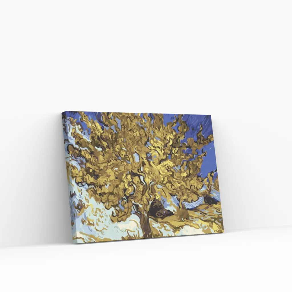 Pintar por Números - Bellos árboles Van Gogh