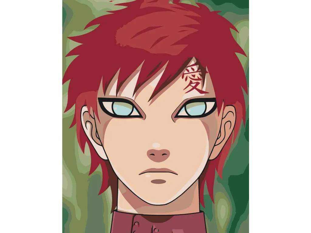 Pintar por Números - Gaara naruto