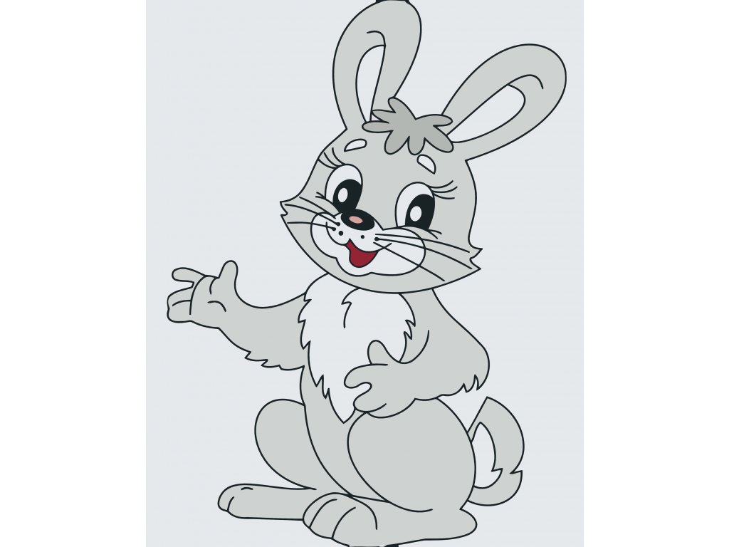 Pintar por Números - Liebre amistosa