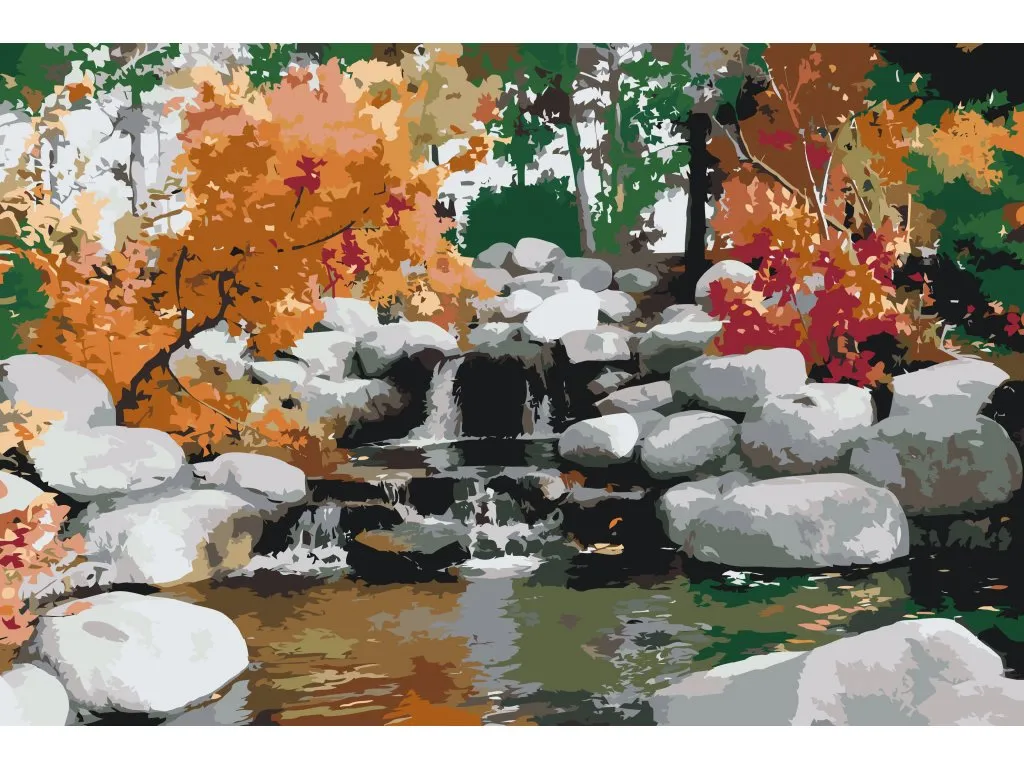 Pintar por Números - aterval en otoño