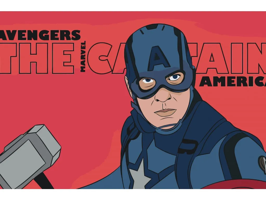 Pintar por Números - Capitán América 1