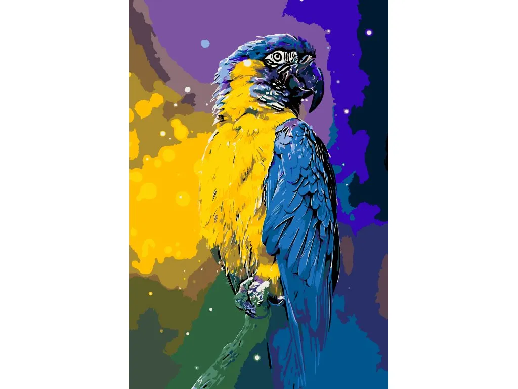 Pintar por Números - Loro