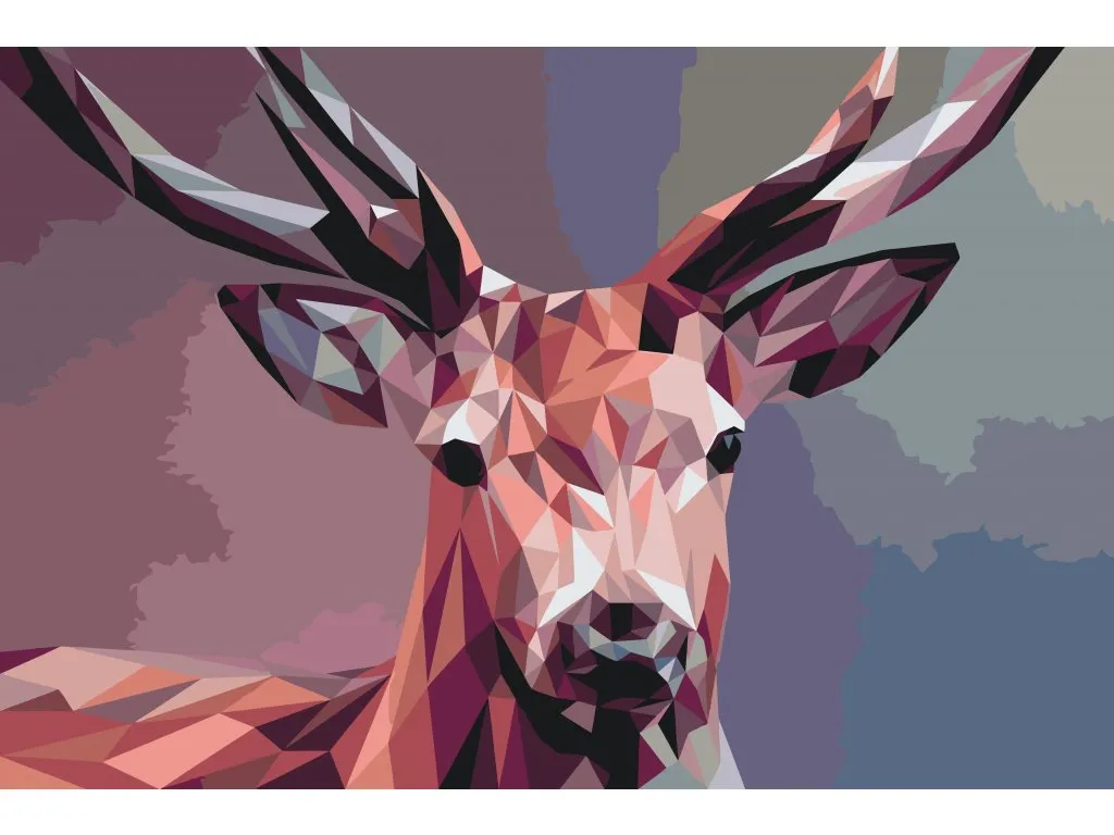 Pintar por Números - Vector ciervo