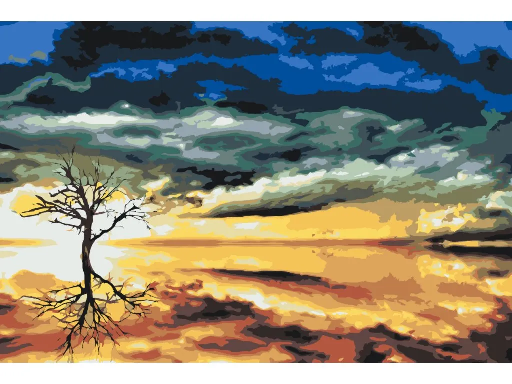 Pintar por Números - El árbol mágico