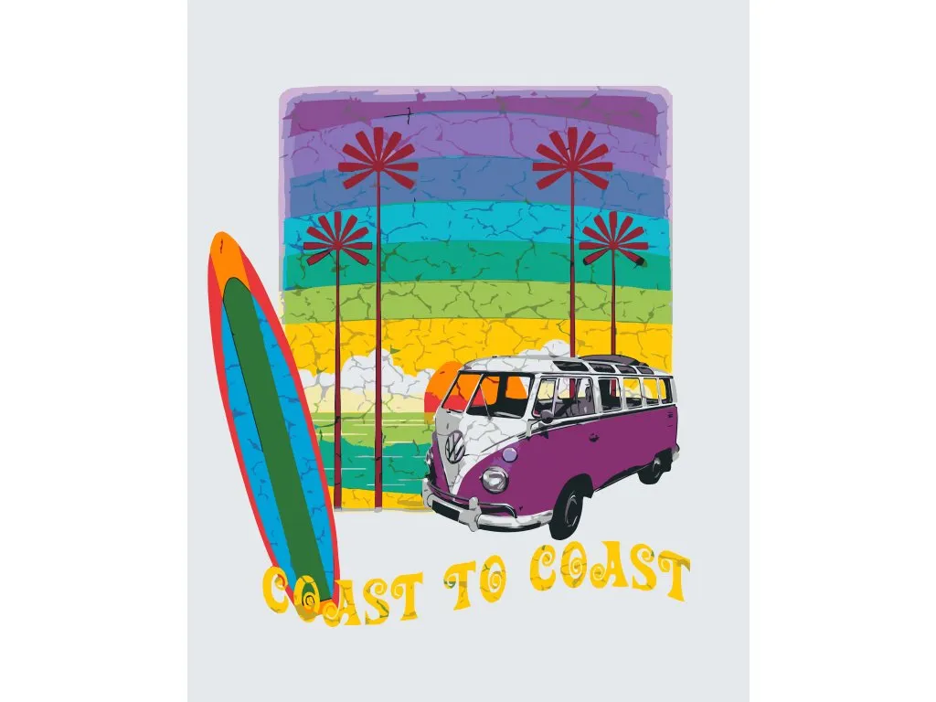 Pintar por Números - De costa a costa