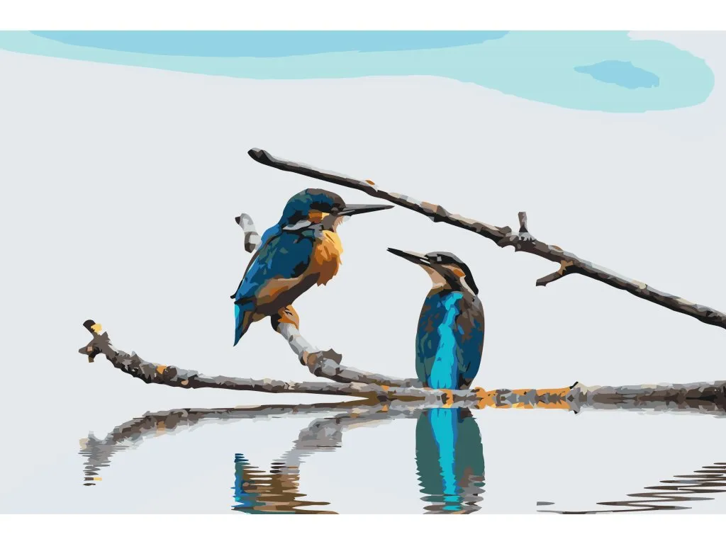 Pintar por Números - Cordero junto al agua