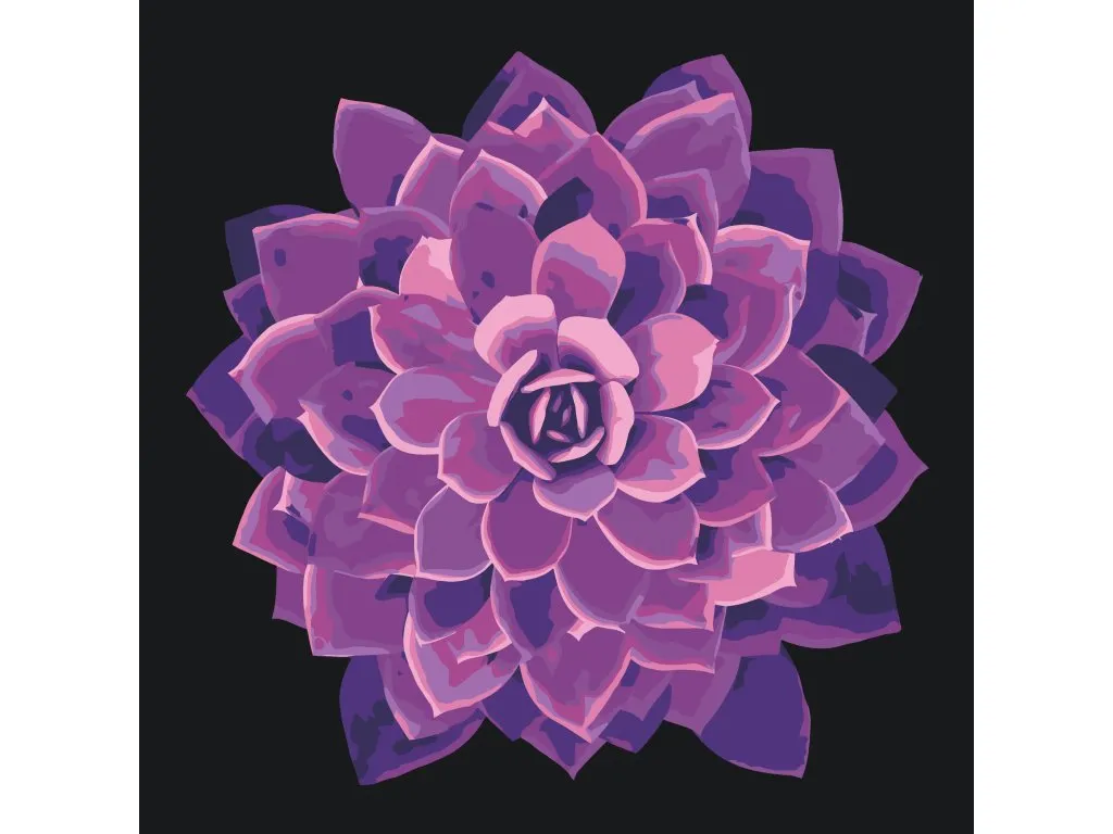 Pintar por Números - Mandala morado