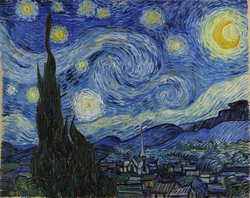 Pintar por Números - Noche estrellada de Van Gogh