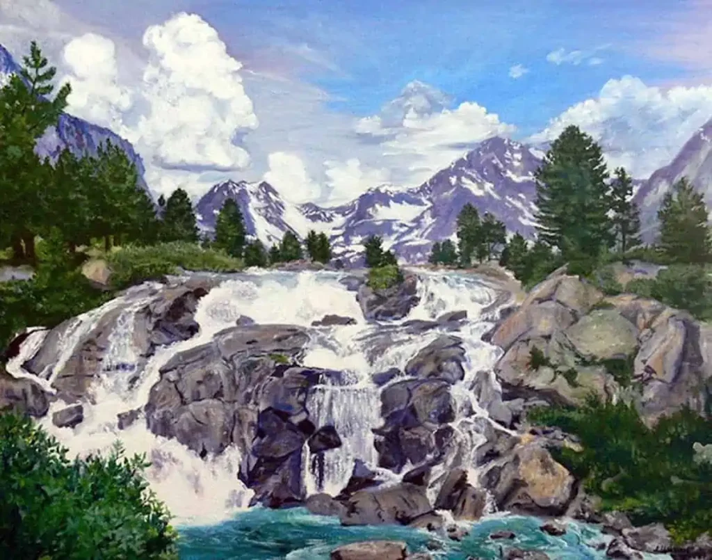 Pintar por Números - Río en Bergen