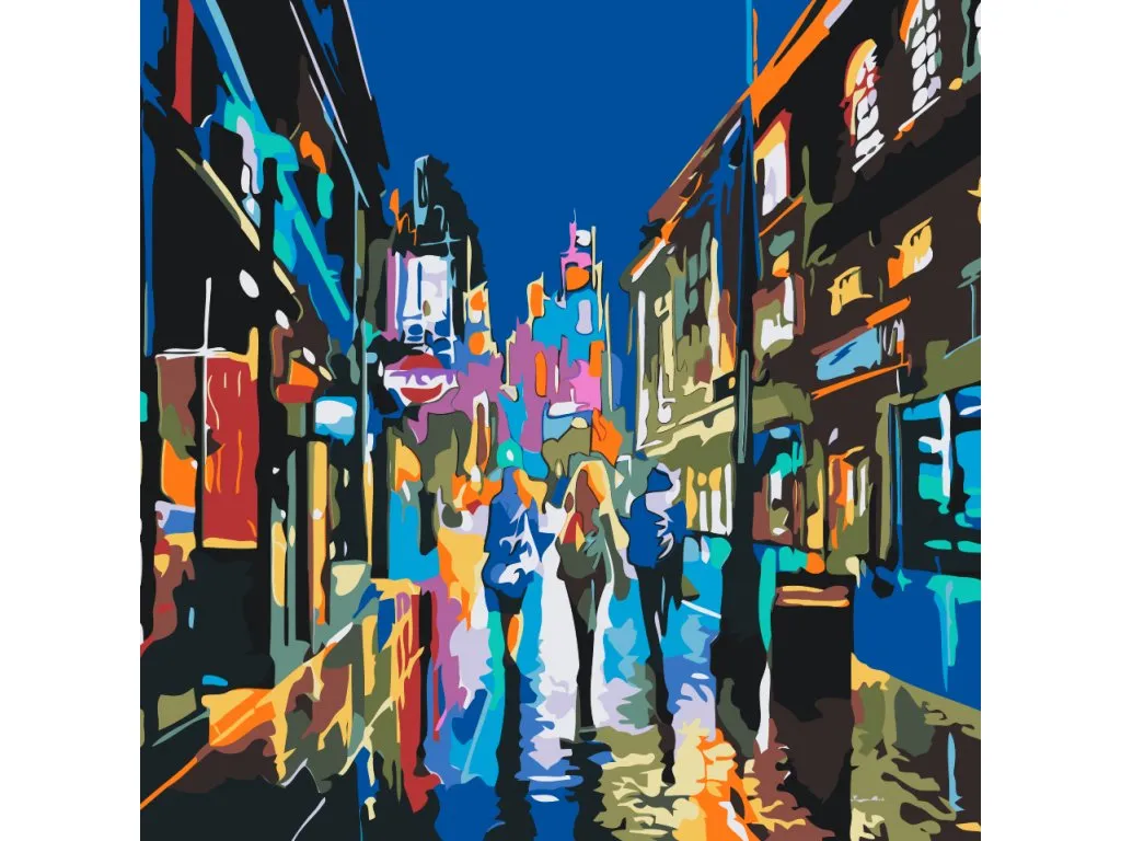 Pintar por Números - Mujeres en la ciudad