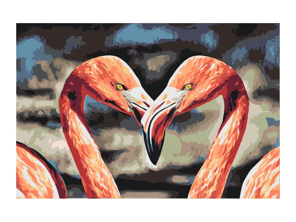 Pintar por Números - Flamencos