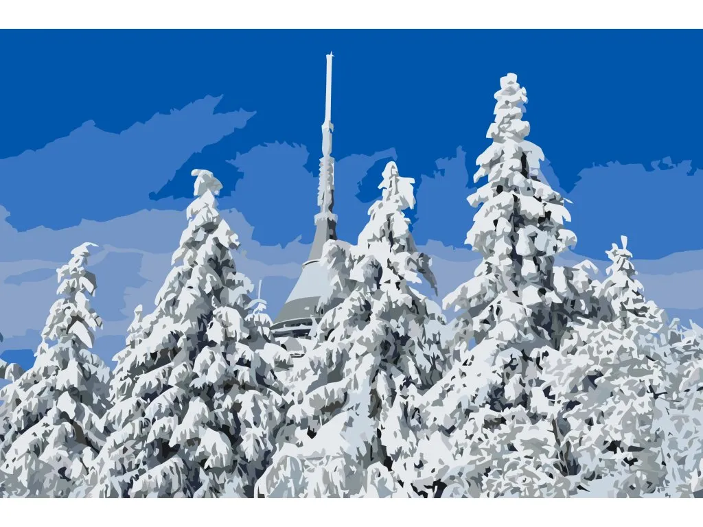 Pintar por Números - Snowy Jested