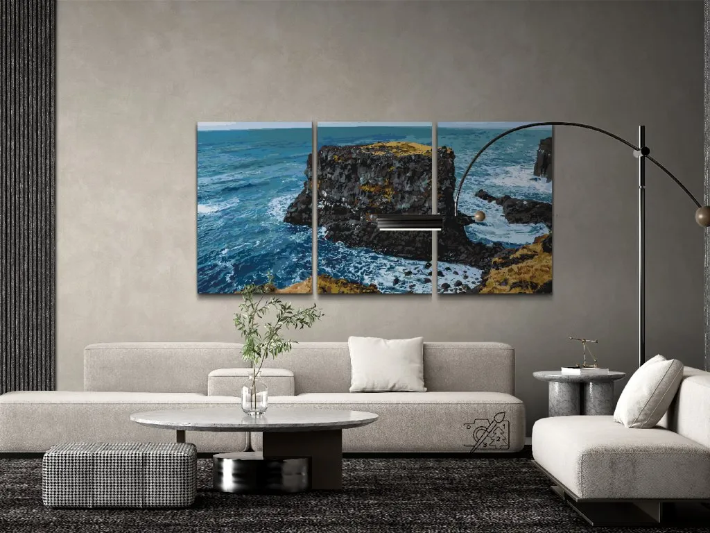 Pintar por Números - Vista del acantilado (lote de 3)