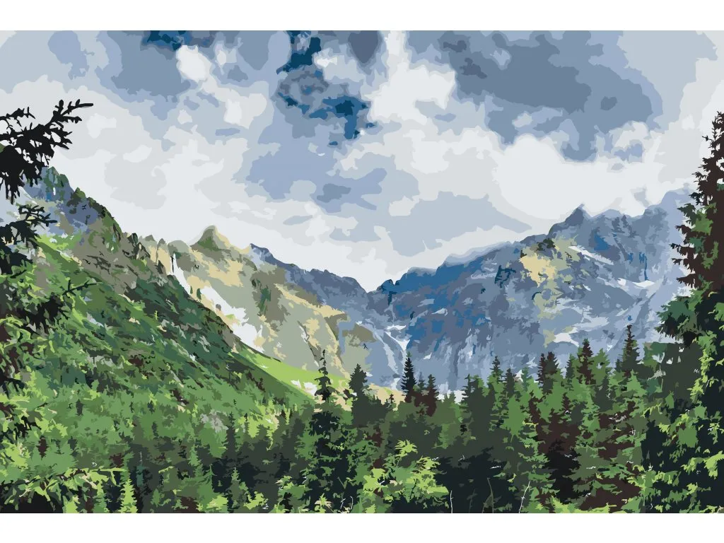 Pintar por Números - Altos Tatras 2