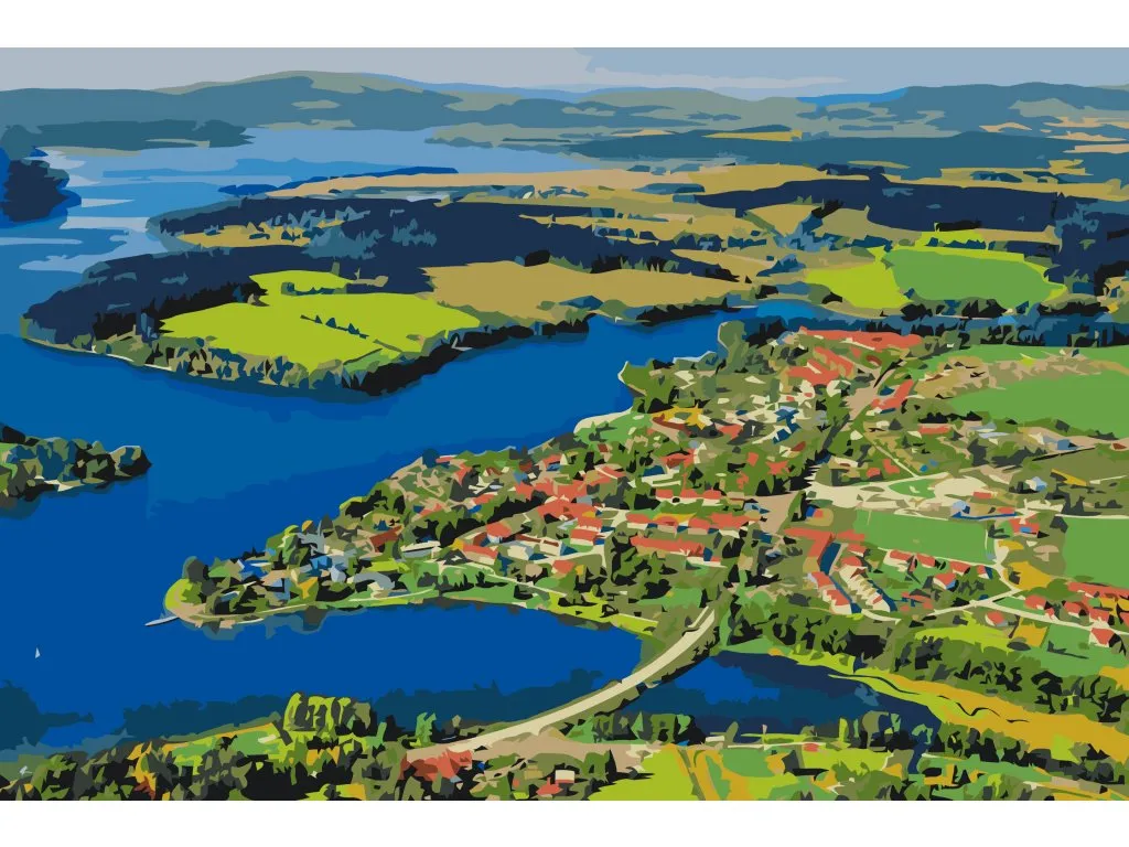 Pintar por Números - Depósito de agua Lipno