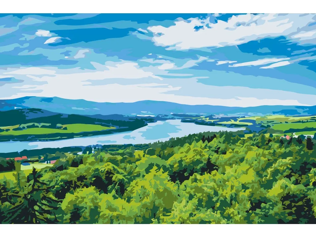 Pintar por Números - Parque Nacional de Šumava