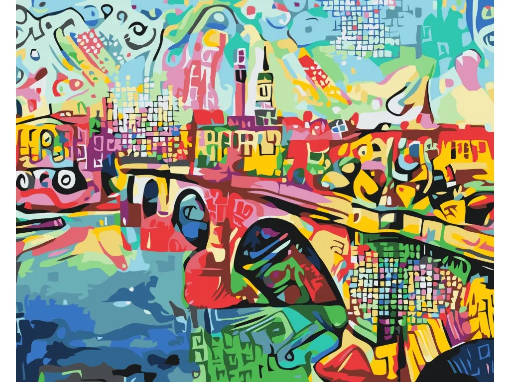 Pintar por Números - Puente de color