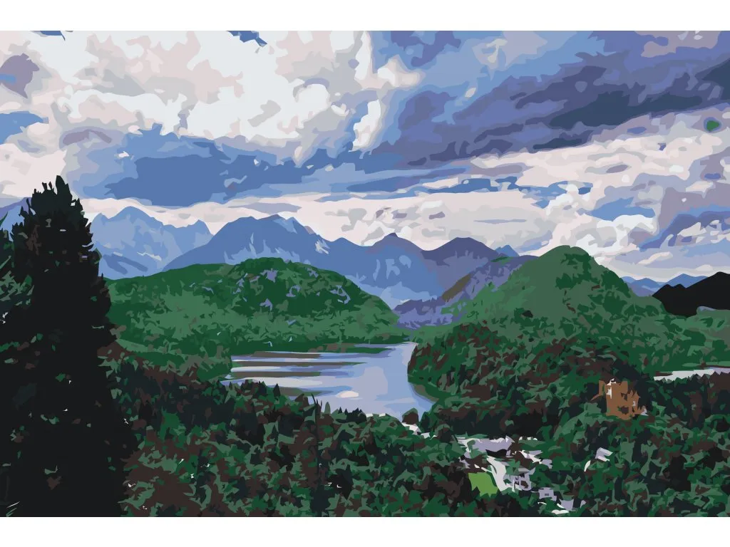 Pintar por Números - Más en los Alpes