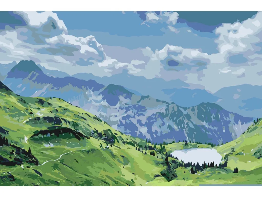 Pintar por Números - Alpes de Oberstorf
