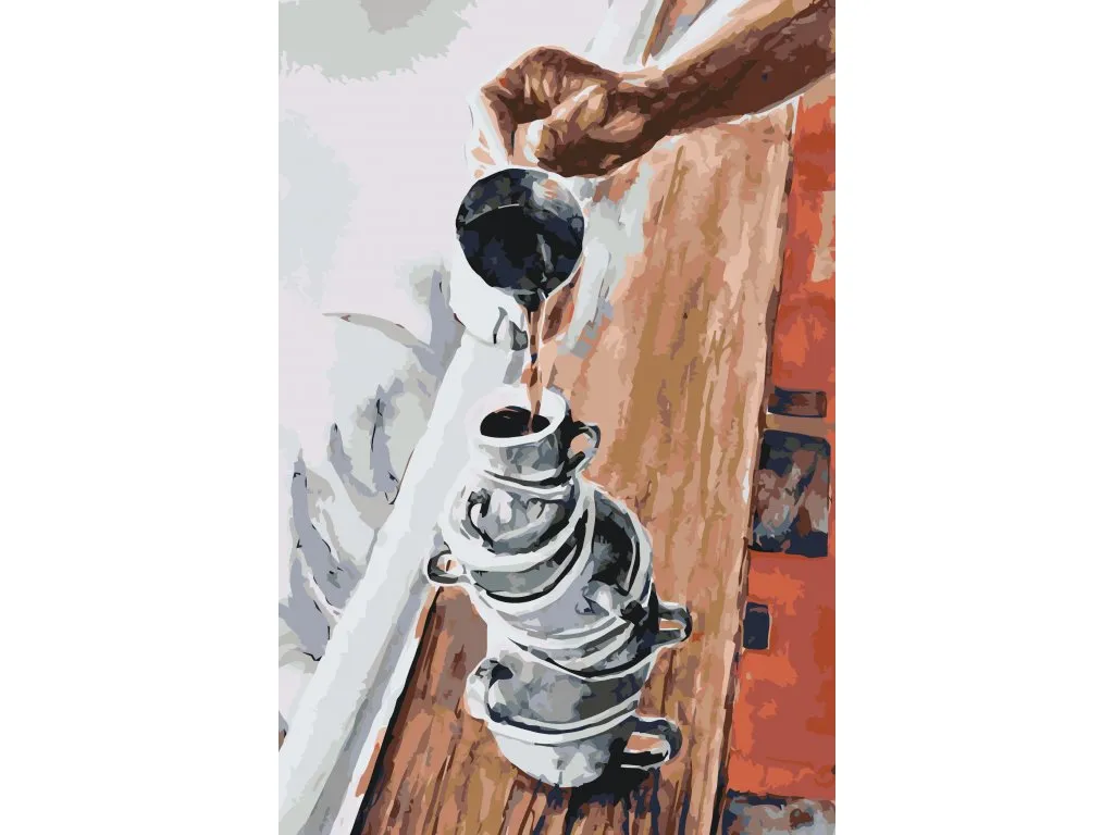 Pintar por Números - Amante del café