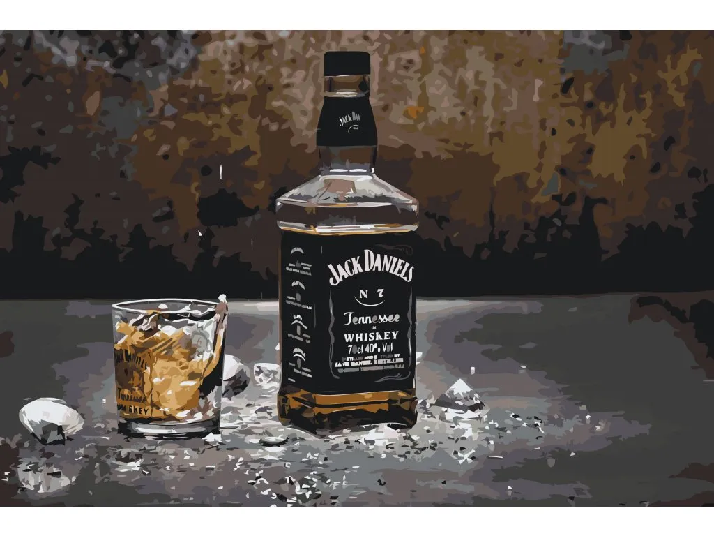 Pintar por Números - Whisky Jack Daniels