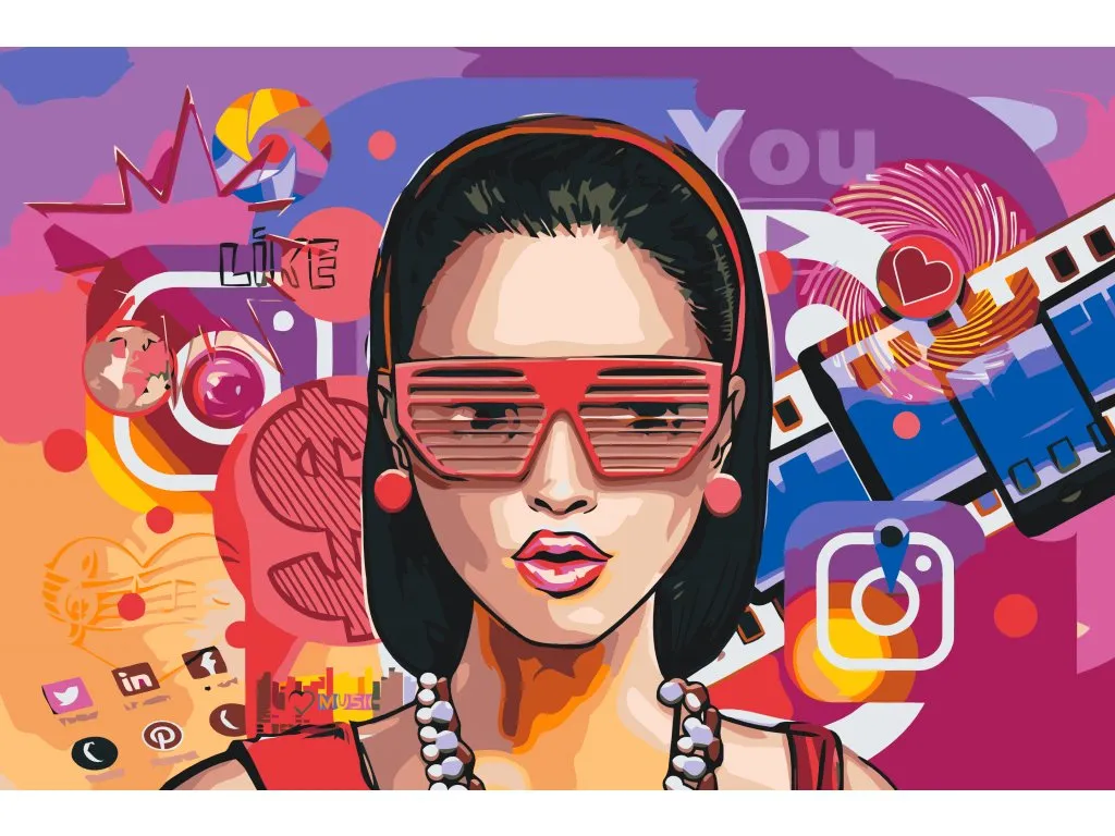 Pintar por Números - Redes sociales