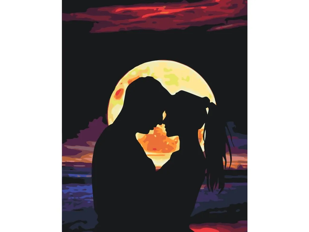 Pintar por Números - Romance al atardecer