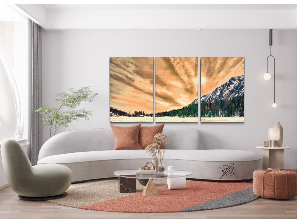 Pintar por Números - Alto Tatra (juego de 3)