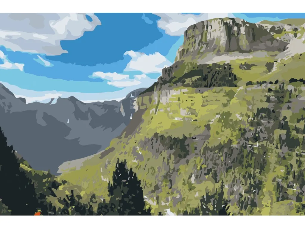 Pintar por Números - Cañón de Ordesa, España 2