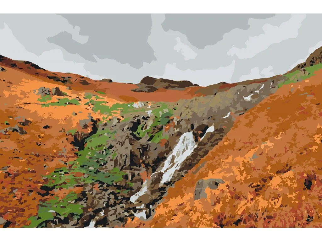 Pintar por Números - Lake District Cumbria, Reino Unido 2