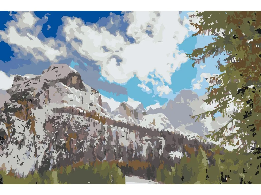 Pintar por Números - Monte Civetta, Dolomitas 2