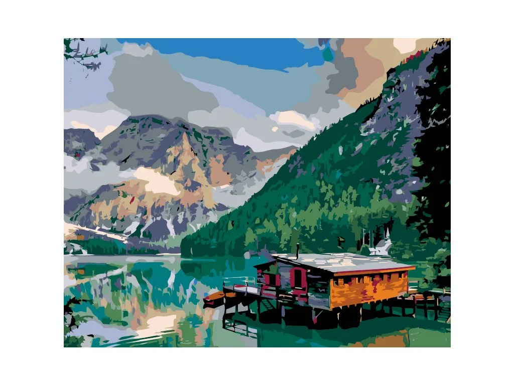 Pintar por Números - Refugio de montaña