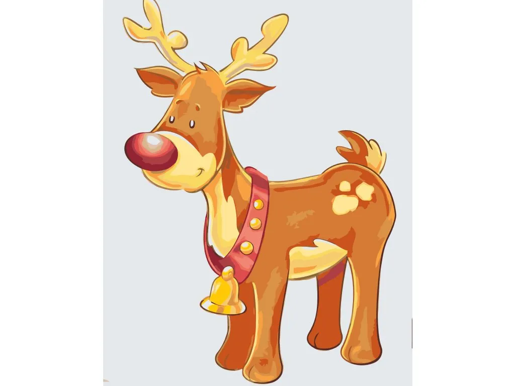 Pintar por Números - Reno Rudolf