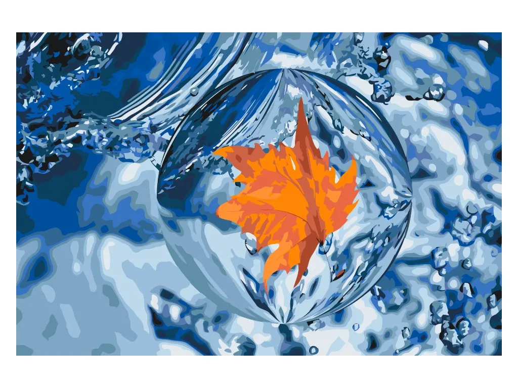 Pintar por Números - Una hoja en una gota