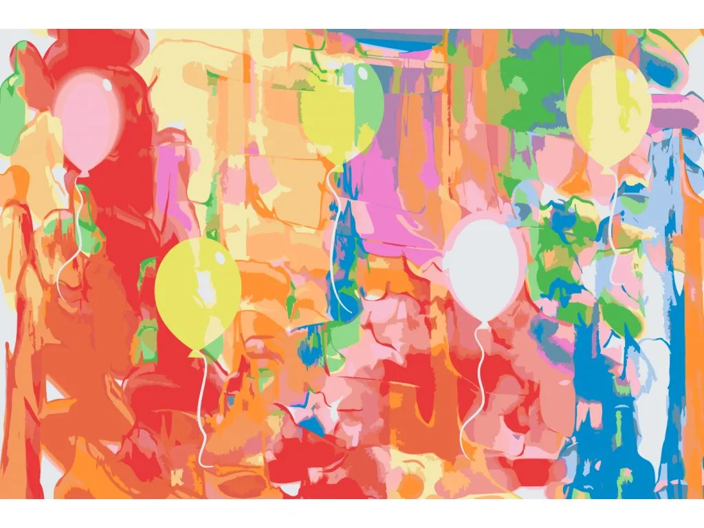 Pintar por Números - Globos abstractos