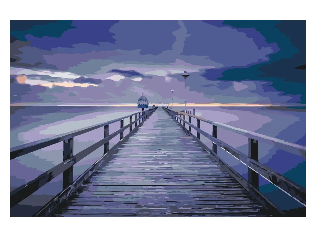 Pintar por Números - Puente sobre el Mar Báltico