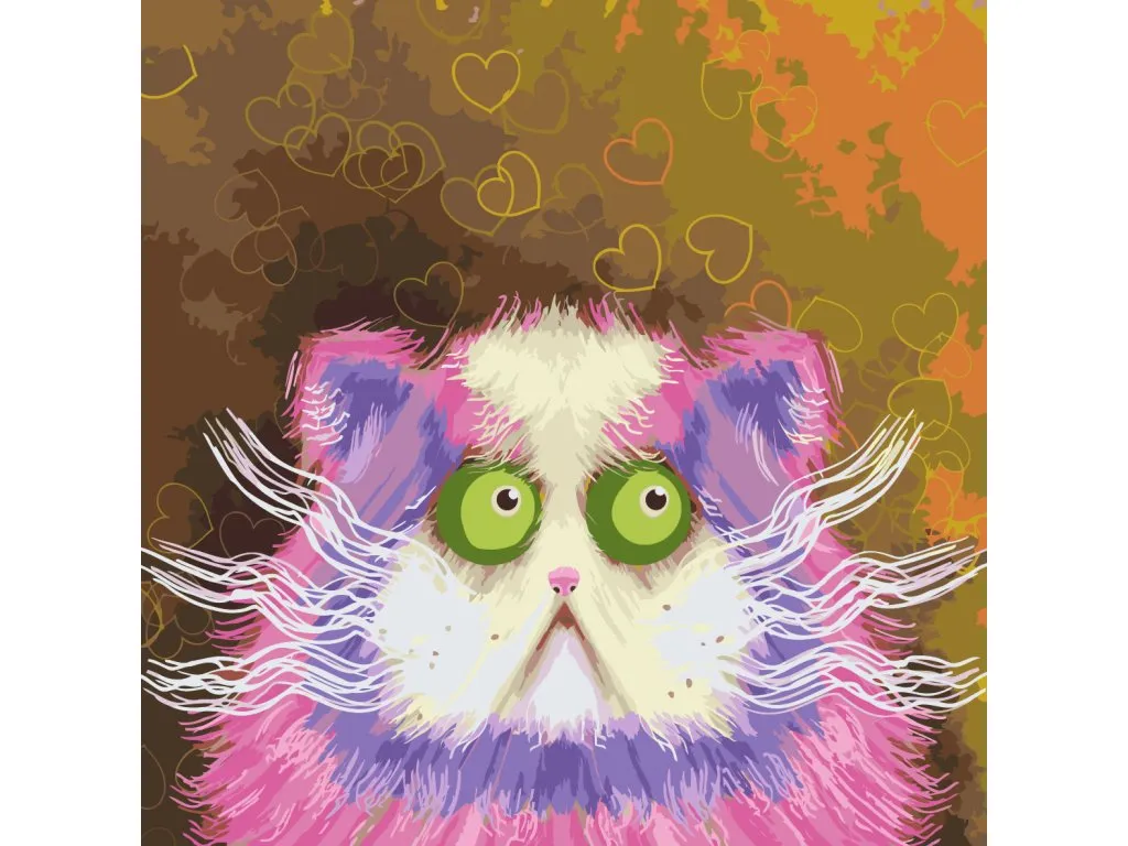 Pintar por Números - Gato somnoliento