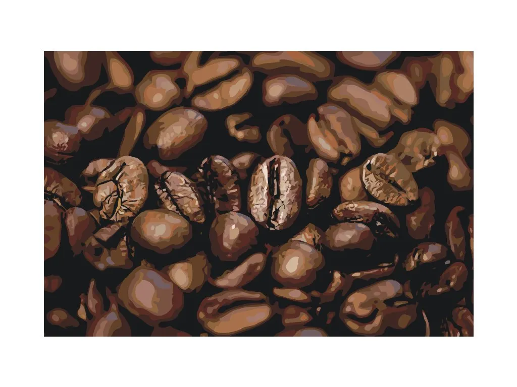 Pintar por Números - Café en grano