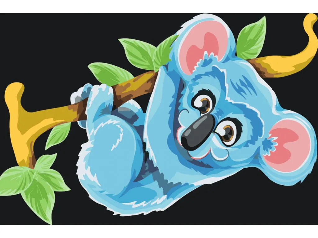 Pintar por Números - Koala azul