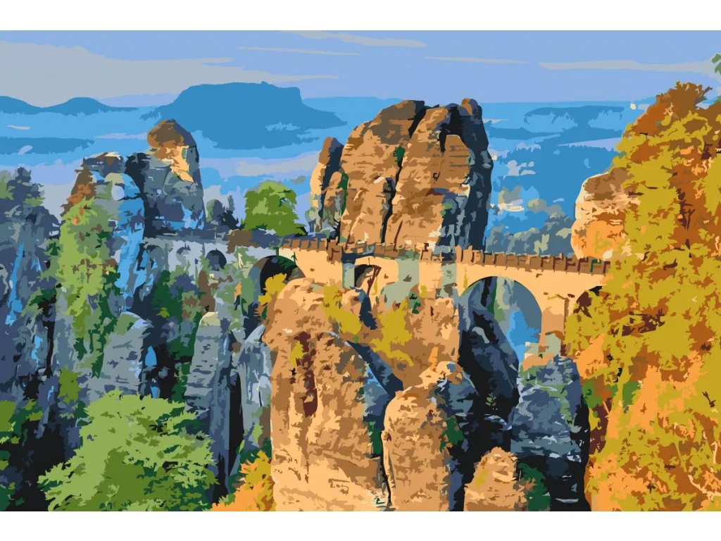 Pintar por Números - Puente Bastei