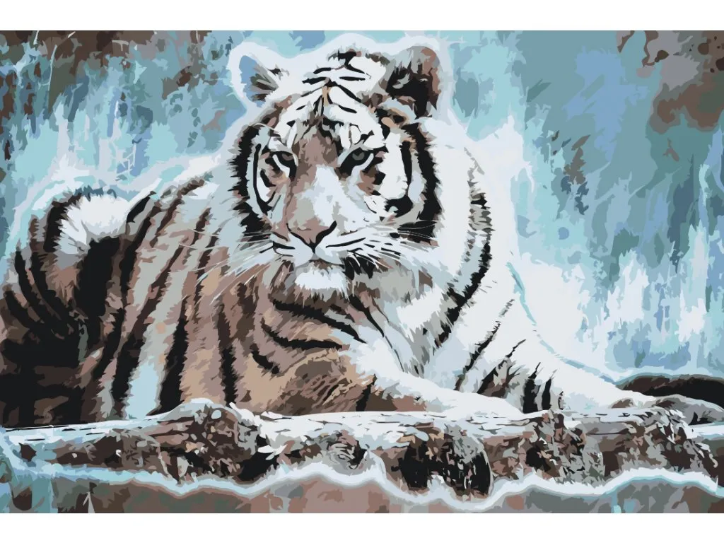 Pintar por Números - Tigre de Bengala