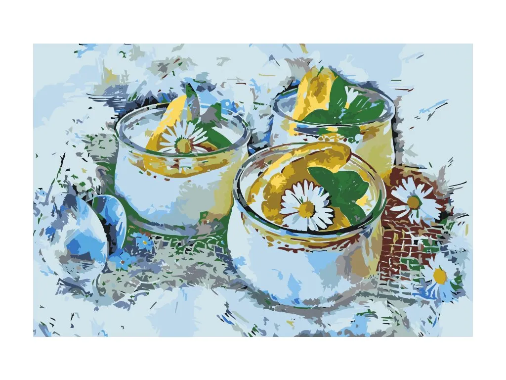 Pintar por Números - Crema de naranja