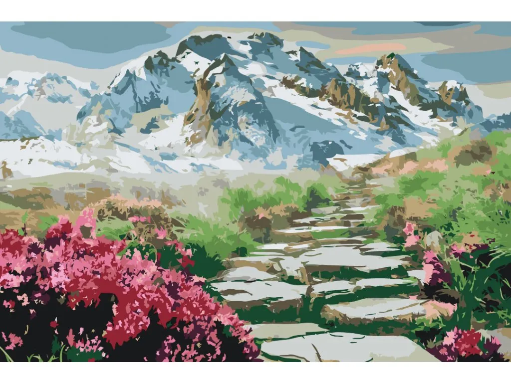 Pintar por Números - Sendero de montaña