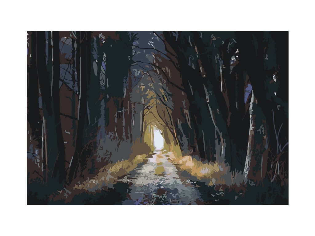 Pintar por Números - Bosque oscuro