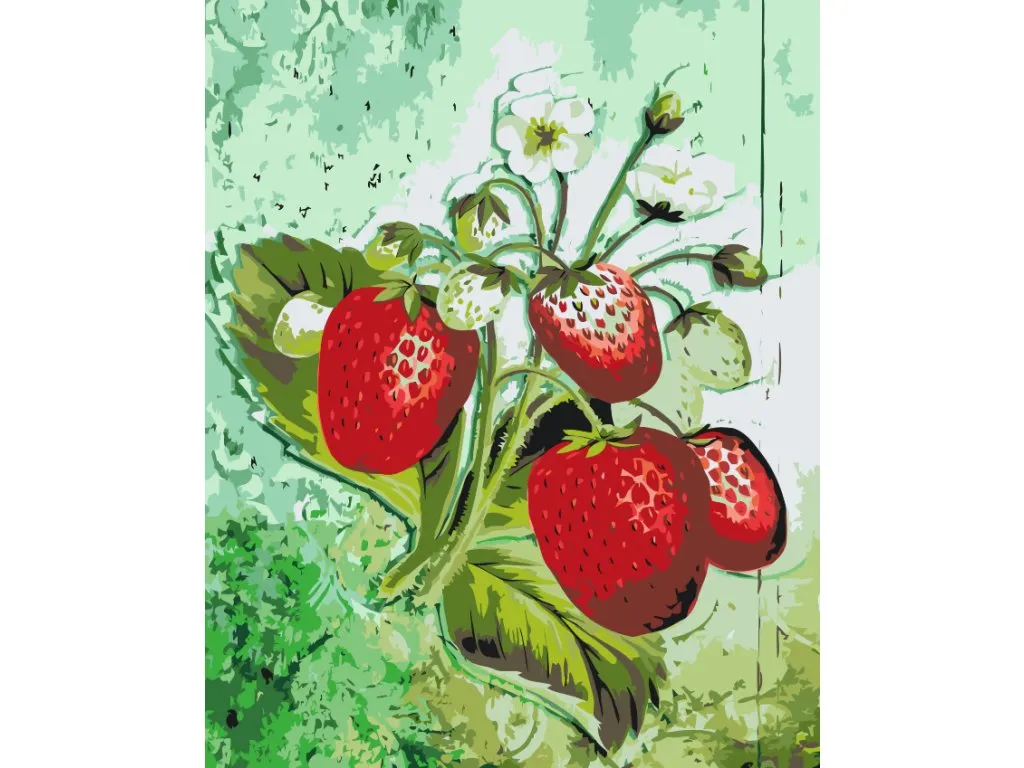 Pintar por Números - Temporada de fresas