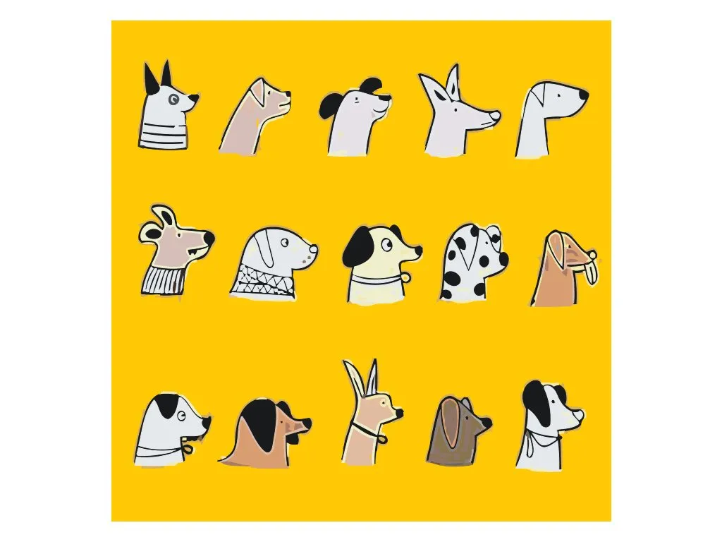 Pintar por Números - Razas de perros